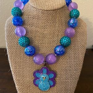 Peacock Bubblegum Necklace